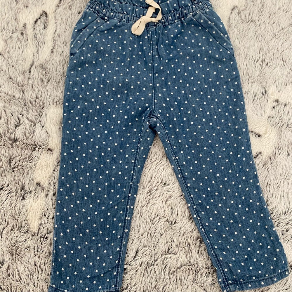 NWOT Gap Polka Dot Jeans, 18-24 months